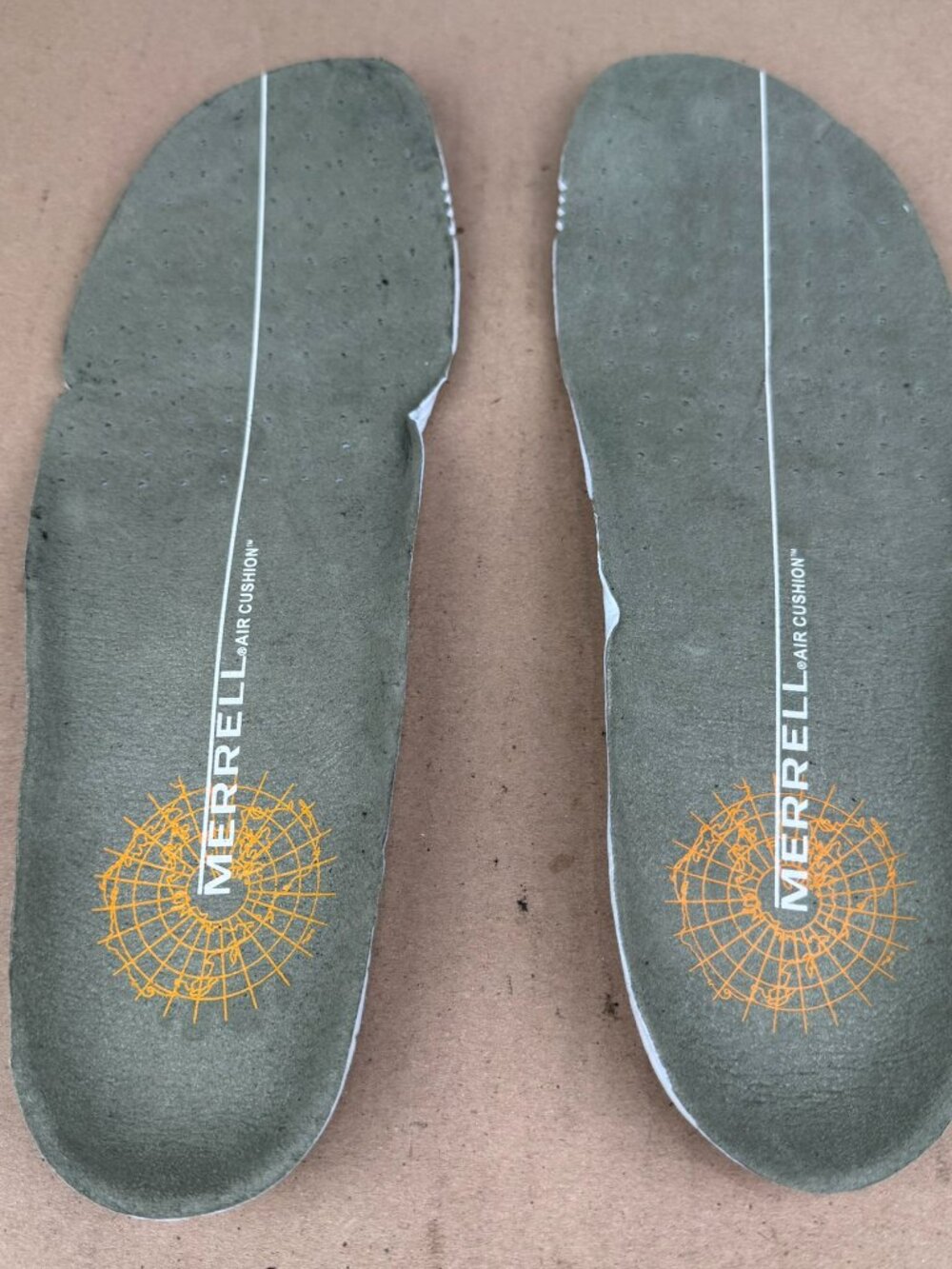 Merrell Air Cushion Men’s Replacement Insoles Size 13